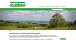 Desktop Screenshot of hochrhoenbus.de